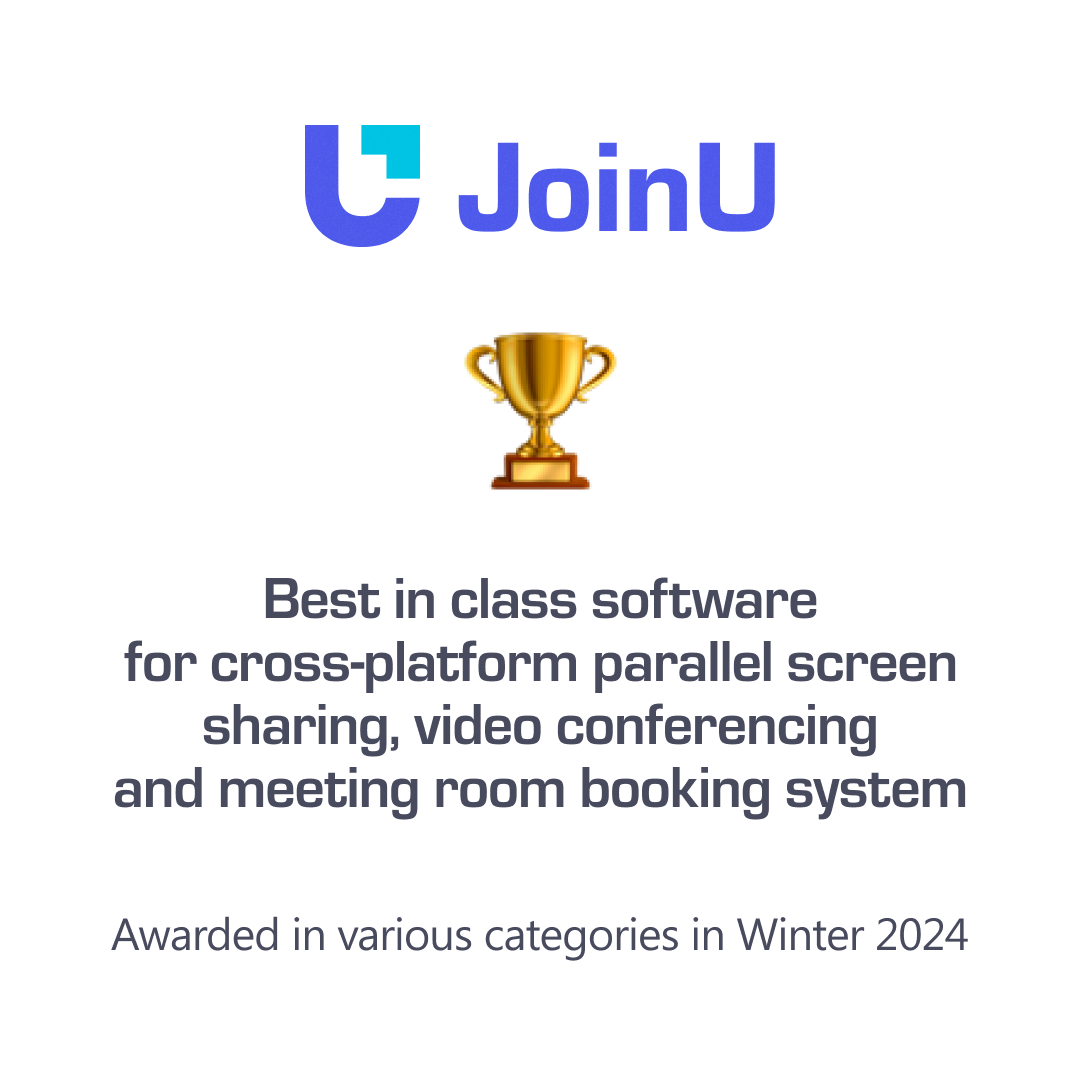JoinU Software from Prestigio Solutions Garners Multiple Awards in the Conferencing Software Categories